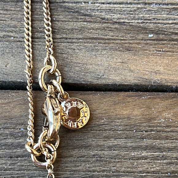 J Crew Matte Gold Tone Iridescent Crystal Fringe Necklace! BNWOT - Picture 6 of 14